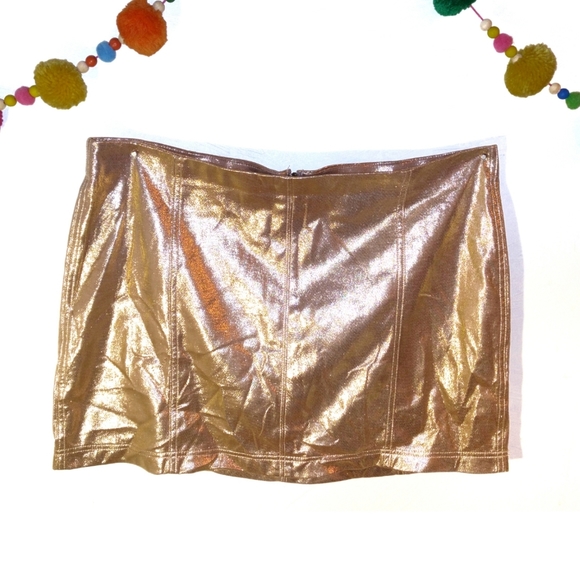 Wild Fable Plus Pink Rose Metallic Skirt Size 18 - Picture 1 of 5